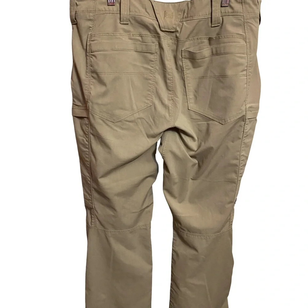 5.11 Tactical Straight Fit Ridge Cargo Pants Mens Size 35x30 Tan